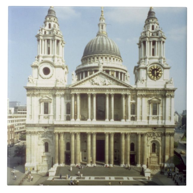 West front of St. Paul's Cathedral, designed by Si Tile (Front)