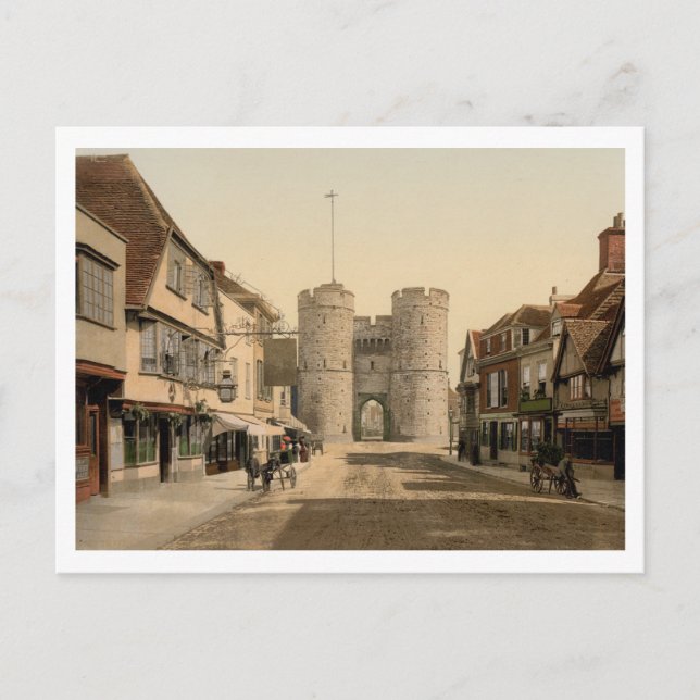 West Gate, Canterbury, Kent, England Postcard (Front)