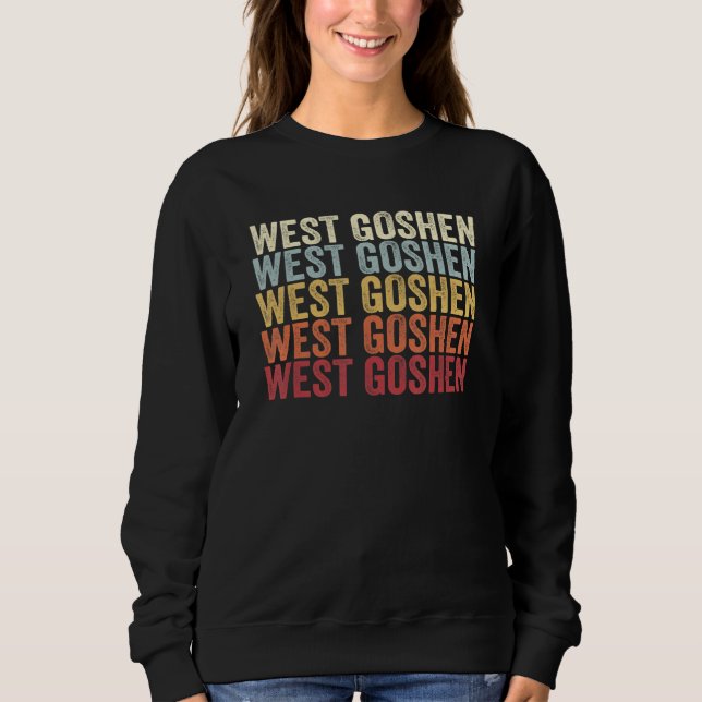 West Goshen Pennsylvania West Goshen PA Retro Vint Sweatshirt (Front)