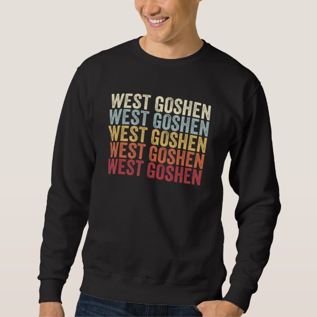 West Goshen Pennsylvania West Goshen PA Retro Vint Sweatshirt (Front)