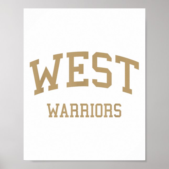 West High School Hs Torrance Ca Retro Sports  Poster (Front)