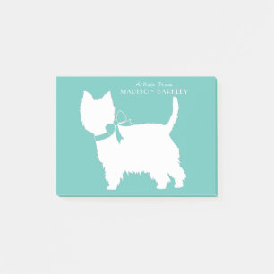 West Highland Terrier Dog Puppy Westie Post-it Notes