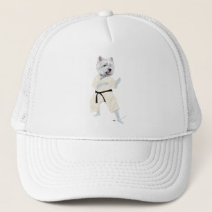 West Highland Terrier KARATE ! Trucker Hat