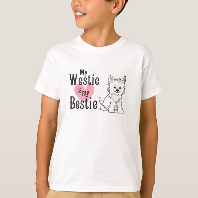 West Highland terrier kids t-shirt (Front)