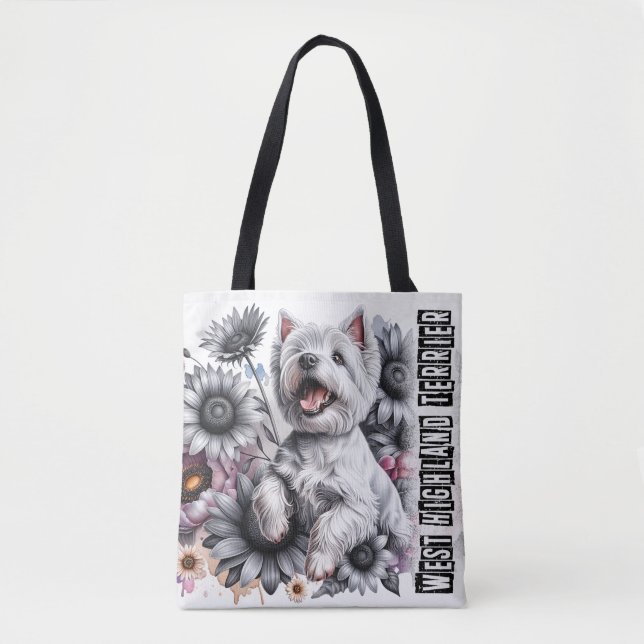 West Highland Terrier Tote Bag (Front)