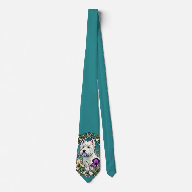West Highland Terrier Westie                       Tie (Front)