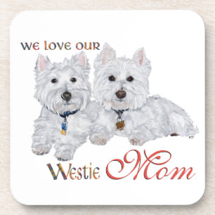 West Highland Terriers Mother's Day Coaster