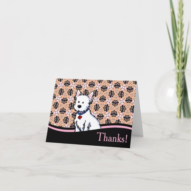 West Highland Thank You Card (Front)