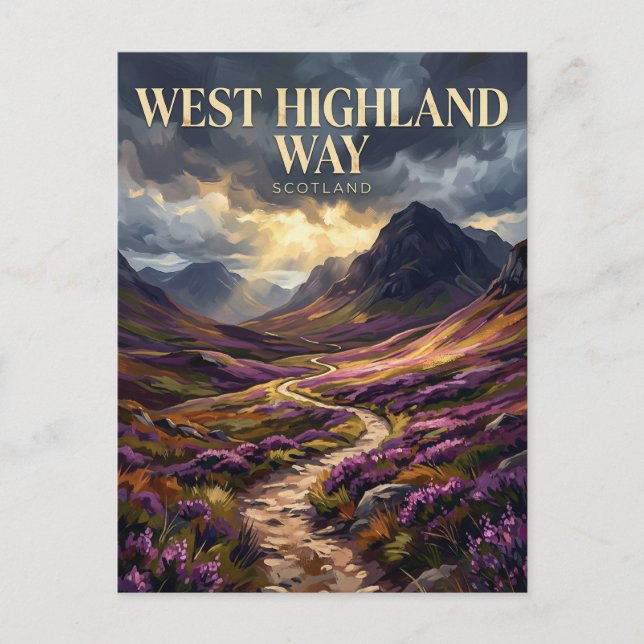 West Highland Way Scotland Postcard (Front)