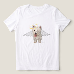 West Highland White Terrier Angel Tri-Blend Shirt