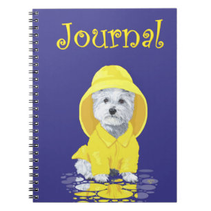 West Highland White Terrier April Showers Notebook