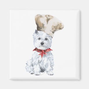 West Highland White Terrier Chef Magnet