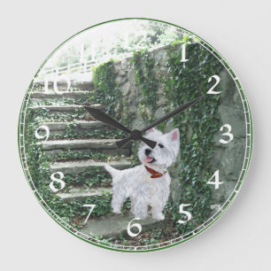 West Highland White Terrier Clock