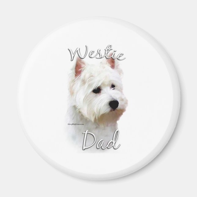West Highland White Terrier Dad 2 Magnet (Front)