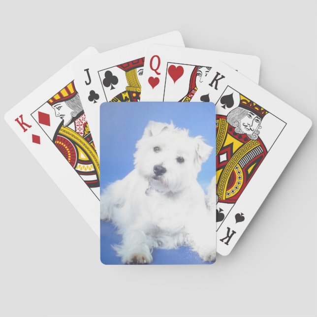 West Highland White Terrier Dog Playing Cards (Back)
