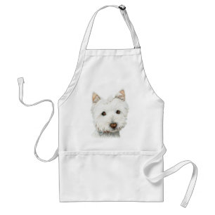 West Highland White Terrier Dog Standard Apron