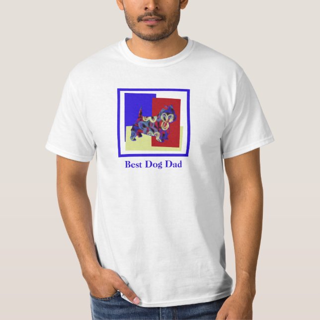 West Highland White Terrier Dog TrRBY Father's Day T-Shirt (Front)