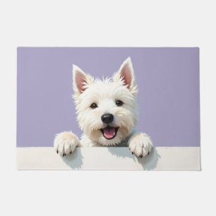 West Highland White Terrier Doormat Art