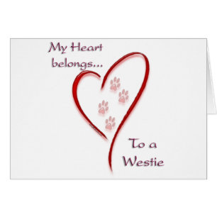 West Highland White Terrier Heart Belongs