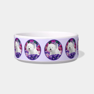 West Highland White Terrier Painting Dog Art Bowl