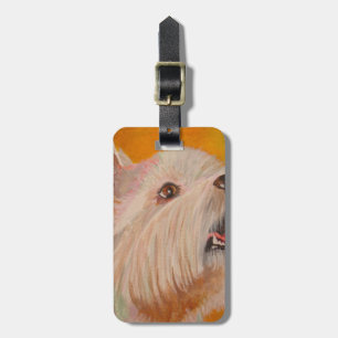 West Highland White Terrier Portrait Luggage Tag