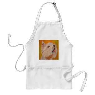 West Highland White Terrier Portrait Standard Apron
