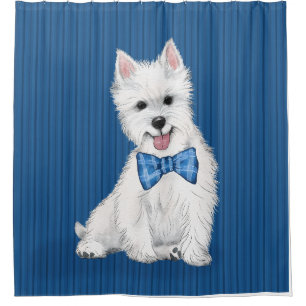 West Highland White Terrier Shower Curtain