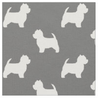 West Highland White Terrier Silhouettes Pattern