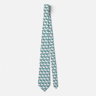 West Highland White Terrier Silhouettes Tie