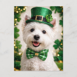 West Highland White Terrier St. Patrick’s Day Card