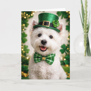 West Highland White Terrier St. Patrick’s Day Card