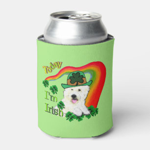 West Highland White Terrier St Patricks Day Can Cooler