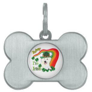 West Highland White Terrier St Pats Pet Name Tag