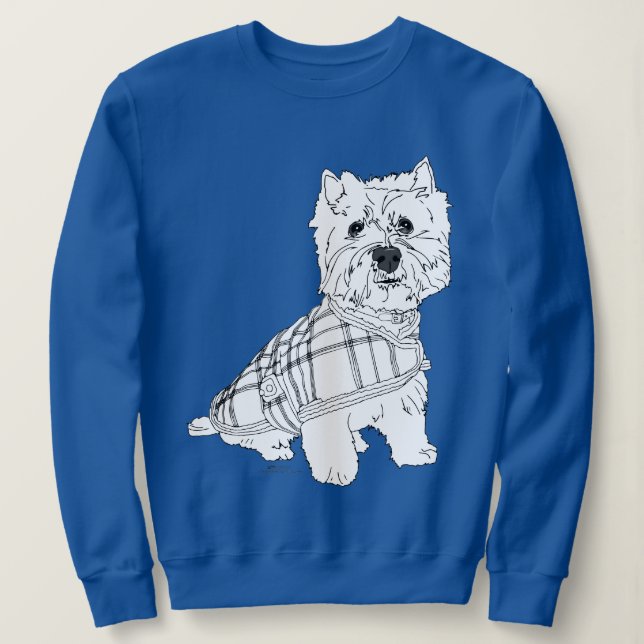 West Highland White Terrier Sweatshirt (Design Front)