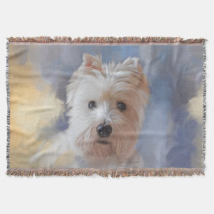 West Highland White Terrier Throw Blanket