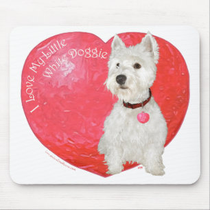 West Highland White Terrier Valentine Mouse Pad