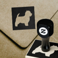 West Highland White Terrier Westie Dog Silhouette