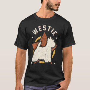 West Highland White Terrier Westie Vintage Retro C T-Shirt