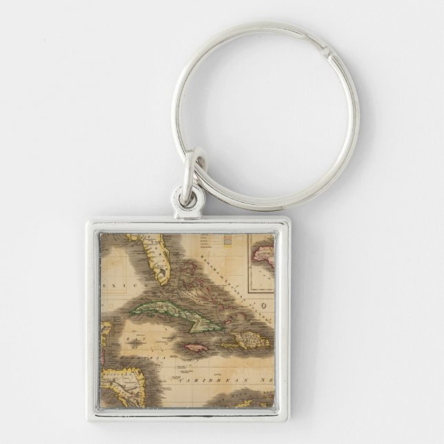 West India Islands Key Ring (Front)