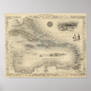 West India Islands Poster