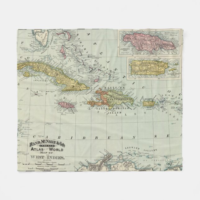 West Indies 11 Fleece Blanket (Front (Horizontal))