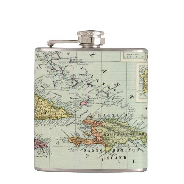 West Indies 11 Hip Flask (Front)