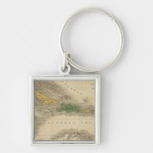 West Indies 7 Key Ring