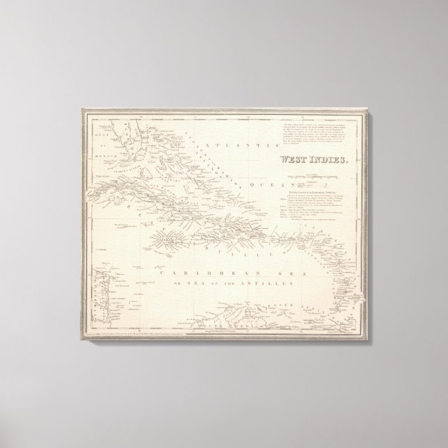 West Indies 9 Canvas Print (Front)