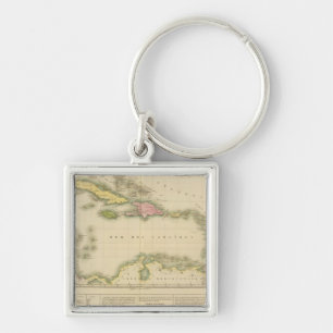 West Indies 9 Key Ring