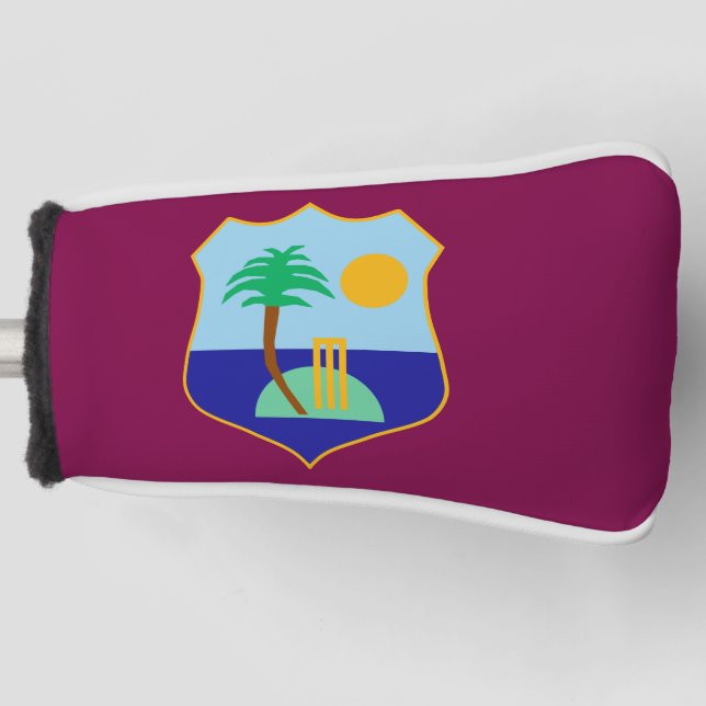 West Indies cricket flag  Golf Head Cover (Front)