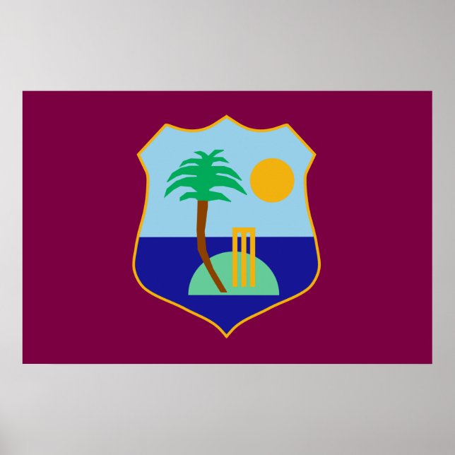 West Indies cricket flag  Poster (Front)