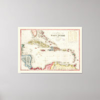 West Indies Map (1853)