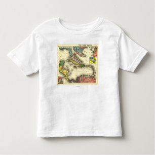 West IndiesPanoramic MapWest Indies Toddler T-Shirt