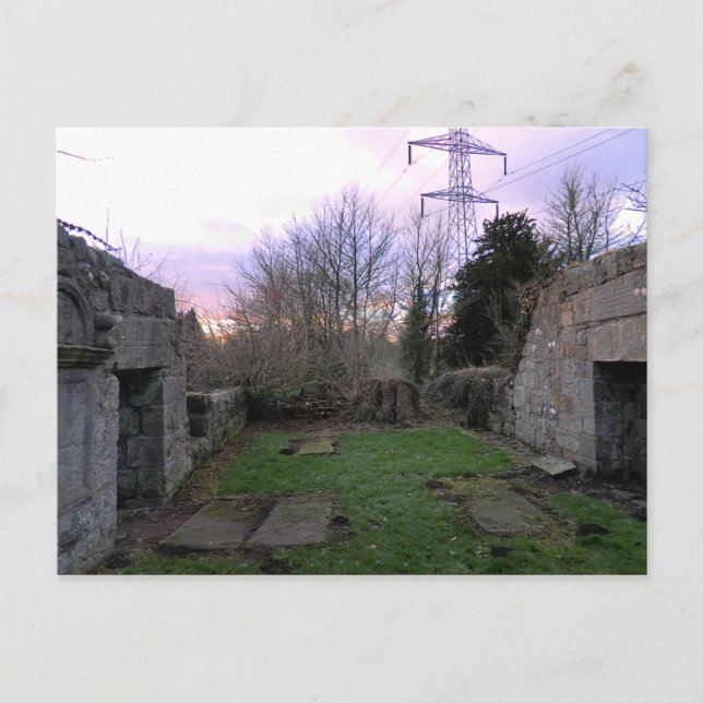 West Kirk Ruins: Outlander's Black Kirk Postcard (Front)
